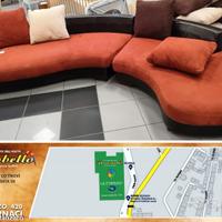 Codice: 7194 DIVANO ANGOLARE CURVO STRUTTURA IN P