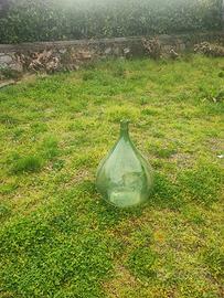 Antica damigiana in vetro 