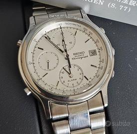 Seiko chronograph 7t32-6a50 alarm quartz 