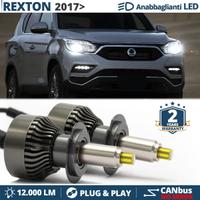 Kit LED H7 per Ssangyong REXTON 2 LUCI Bianco Puro