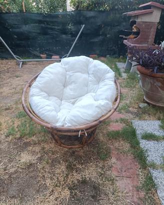 poltrona in rattan