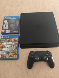 PlayStation 4 Slim 1 TB più 2 giochi