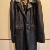 trench in pelle 