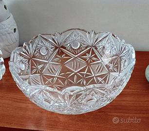 Coppa in cristallo di Boemia