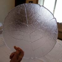 Grande piatto vetro  Luminarc France vintage 