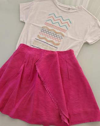 COMPLETO T-SHIRT + GONNA ANNI 11/12