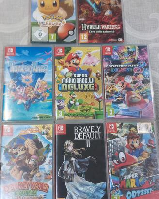 Lotto Giochi Nintendo switch 