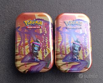 Pokémon X2 Munkidori Shrouded Fable 2024 Mini Tin