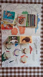 Album collezione Noi animali + 76 figurine diverse