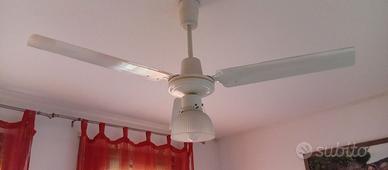 ventilatore da soffitto con luce