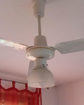 ventilatore da soffitto con luce