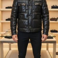 piumino belstaff effetto pelle 