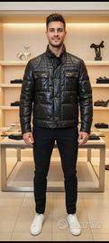 piumino belstaff effetto pelle 