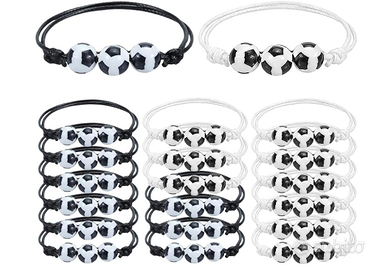 Set 20 Braccialetti Calcio – Gadget per Feste
