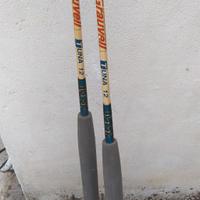 canne da traina più mulinelli 