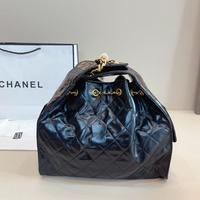 Borsa hobo in pelle Chanel