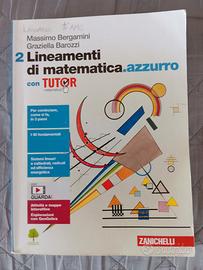 Libro scuola lineamenti di matematica azzurro 2 