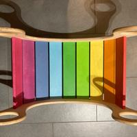 Rainbow Rocker Montessori, dondolo, arco