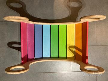 Rainbow Rocker Montessori, dondolo, arco