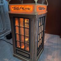 TELEFONO VINTAGE LAMPADA CABINA TELEFONICA
