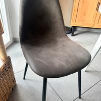 4 Sedie cucina in microfibra