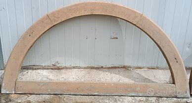 finestra ad arco sopraluce in legno ortone porta