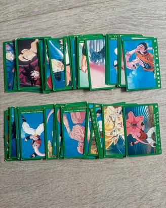 Lotto 37 carte Dragonball Z Serie Verde