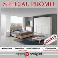 - Camera da letto moderna + letto PROMO