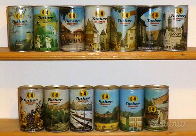 Lattine Tucher Obersee Exp. con paesaggi medievali