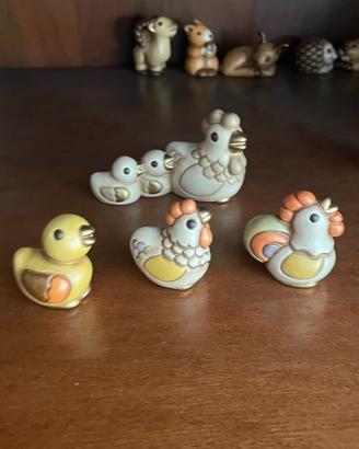 Thun - gallo - gallina - pulcino - gallina pulcini