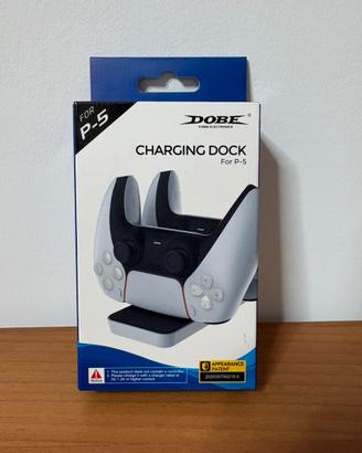 Base di Ricarica Doppia DOBE per Controller PS5