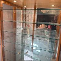 Vetrina legno/ cristallo