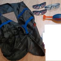 Nerf Gilet, bracciale, occhiali