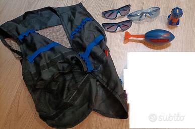 Nerf Gilet, bracciale, occhiali
