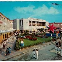 Francobollo 25 Lire su cartolina anni 60 Bari