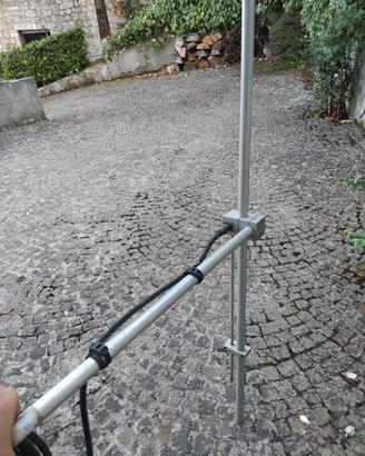 Antenna dipolo per trasmissione in FM