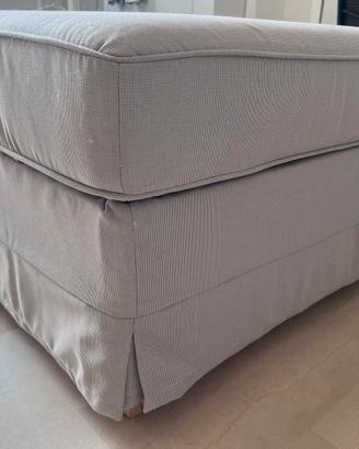 Poggiapiedi Pouf contenitore IKEA EKTORP