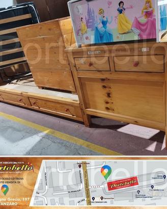 Codice: 271844 LETTO SINGOLO IN PINO RUSSO CON 6