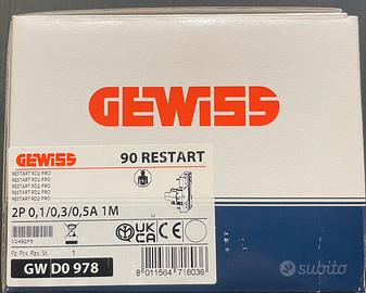 Magnetotermico con riarmo Gewiss