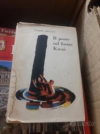 Vecchia edizione libro Il ponte sul fiume Kwai.