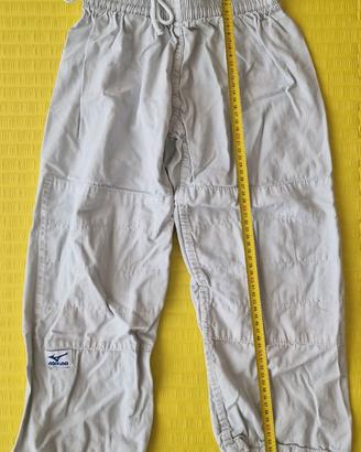 Pantaloni judo Mizuno taglia 140 cm