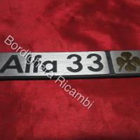 Alfa romeo 33 varie scritte stemmi loghi