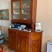 Vetrina antica in ciliegio - Veneto fine 800