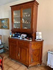 Vetrina antica in ciliegio - Veneto fine 800