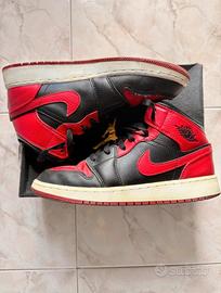 Nike Air Jordan 1 alte rosse e nere