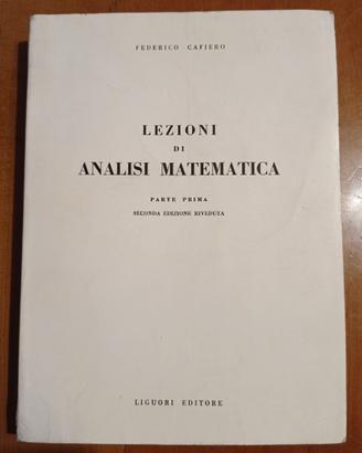 Lezioni di Analisi matematica - Parte I - Cafiero