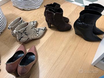 3 stivaletti + 1 decollete 37