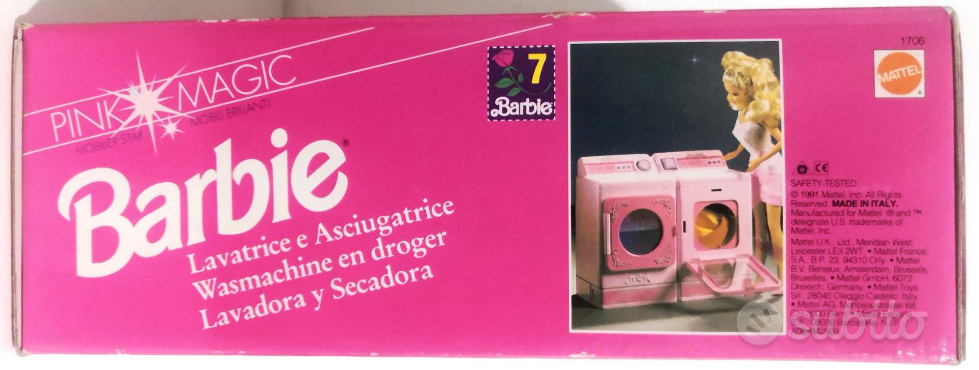 Barbie Washer and Dryer Nuovo Pink Magic 1706 1991 Collezionismo