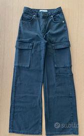 Pantaloni in jeans nero Bershka ragazza