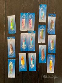 Esche a cucchiaio Seiwei per acqua dolce e salata.